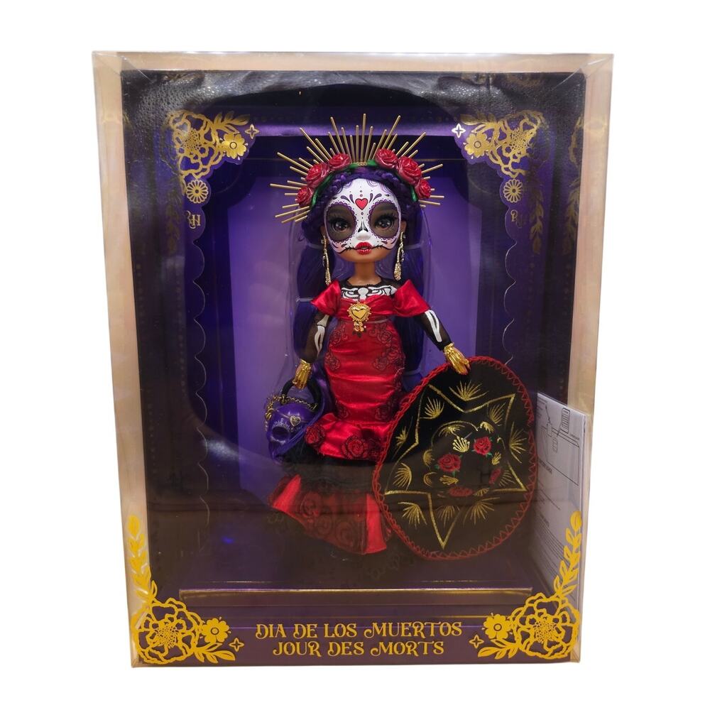 Rainbow High Maria Garcia Dia De Los Muertos Collector Packaging w/ LED + More